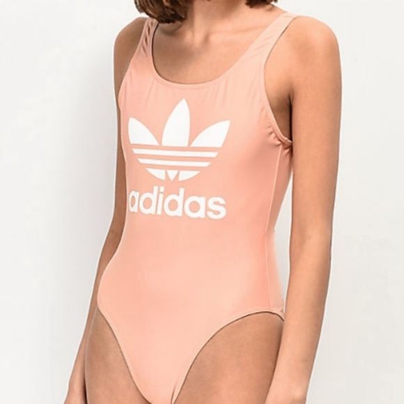 adidas Other - Adidas TRF Swimsuit Peach S